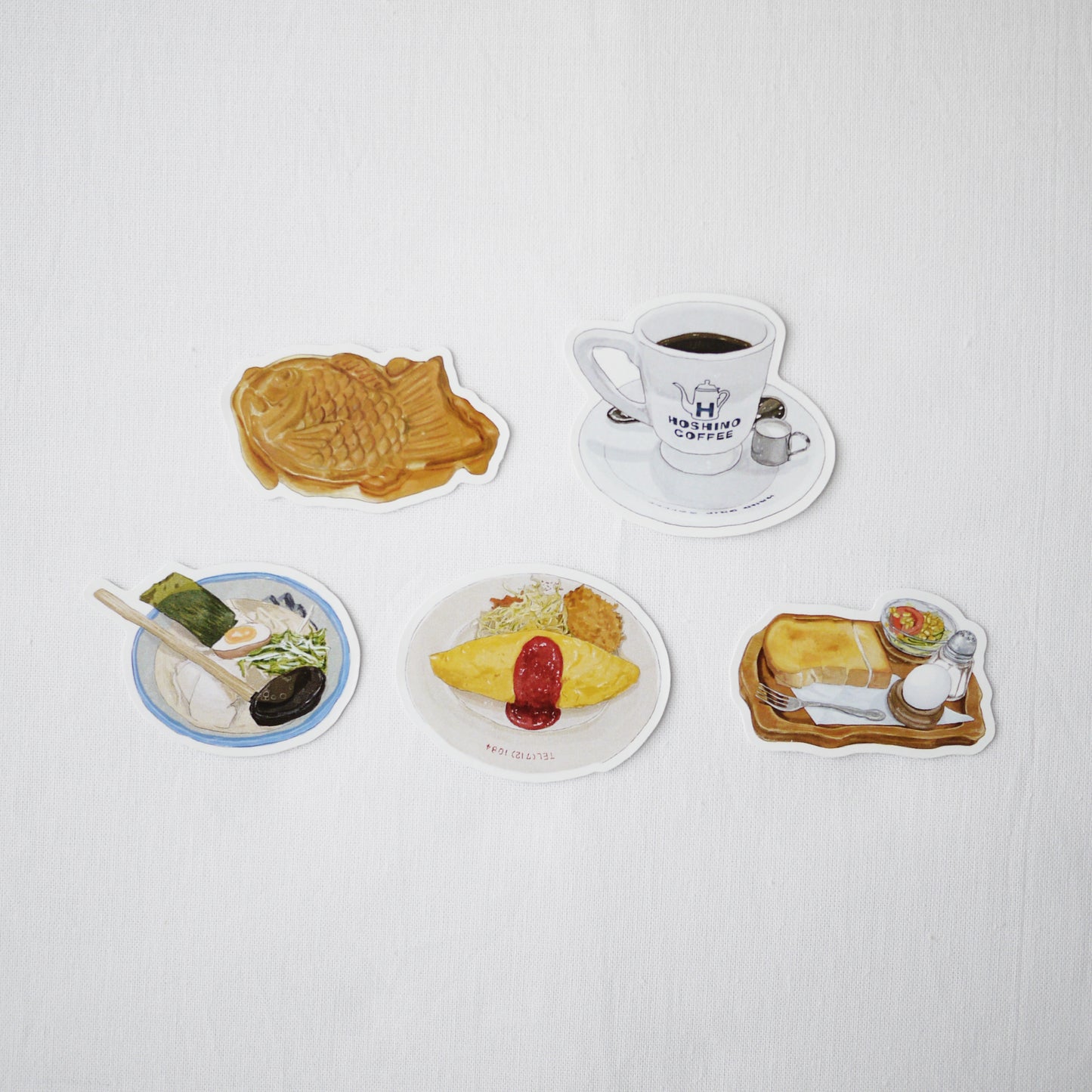 Foodie Stickers - Ezo Kurashi Original Series