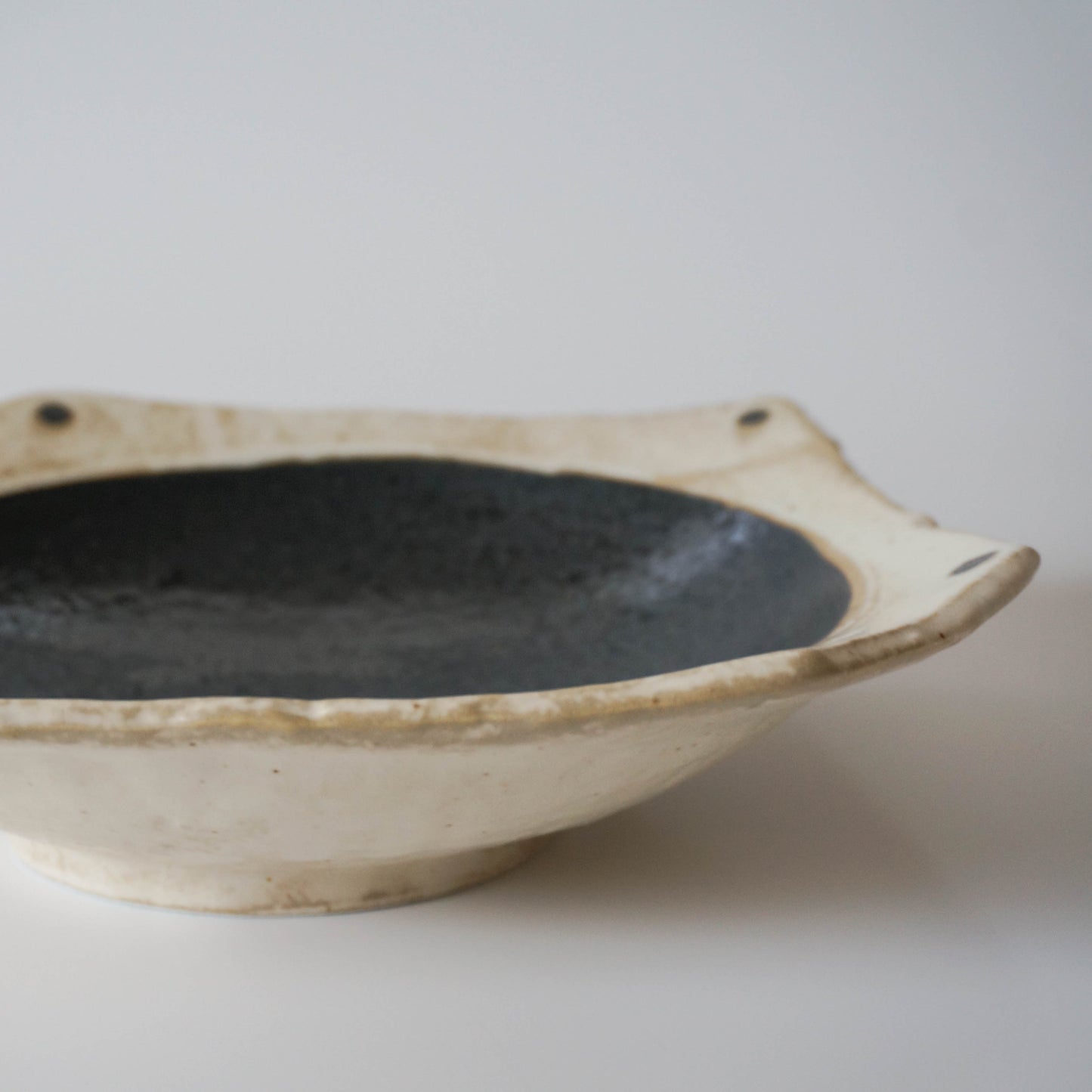 Bowl - Japanese Black Torn Type