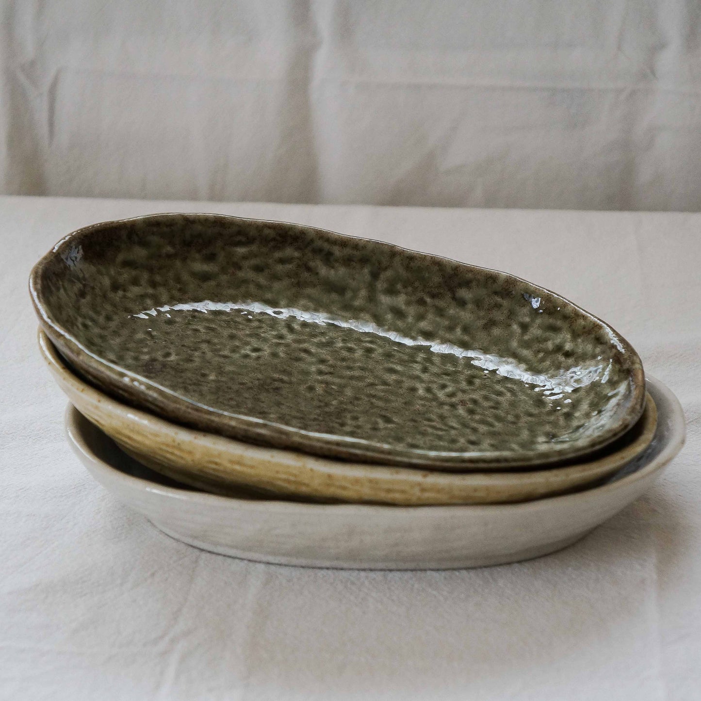 Oval Curry / Salad Serving Plate