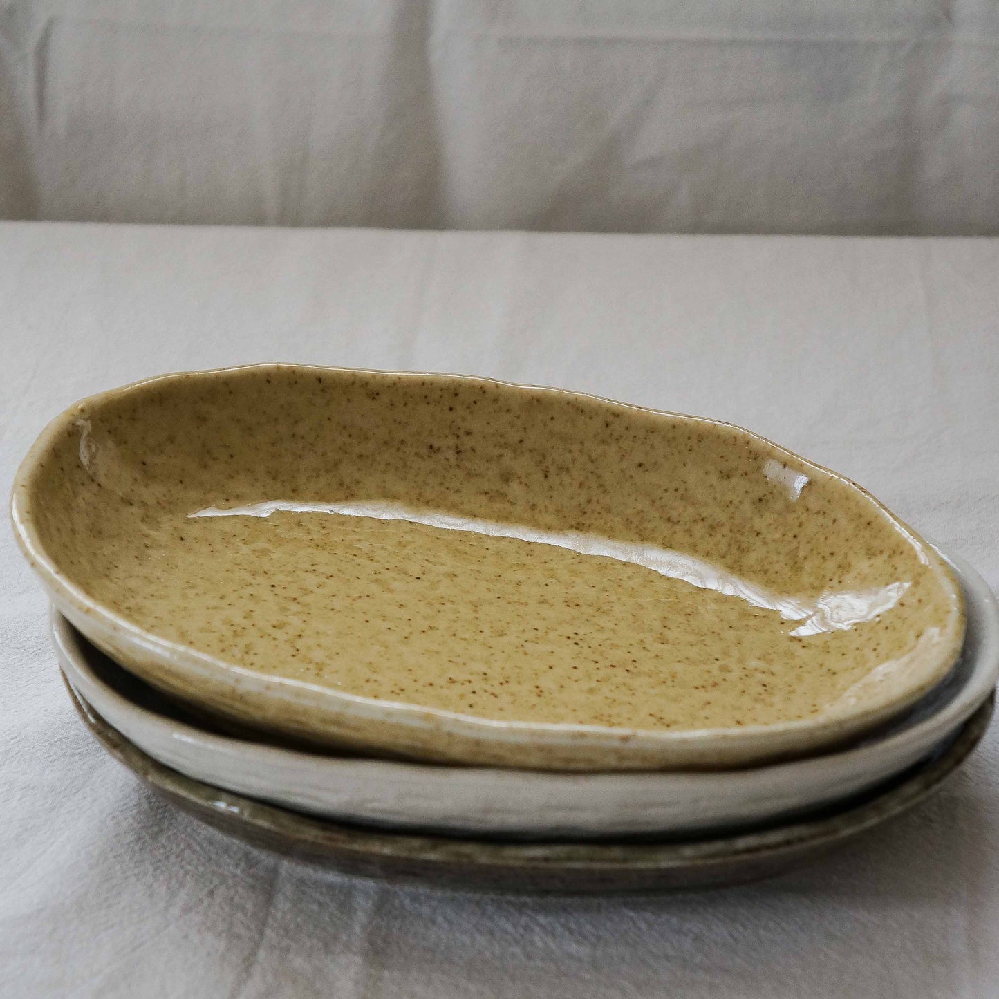 Oval Curry / Salad Serving Plate