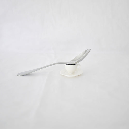 Spoon & Miniature Spoon Rest Set - Coffee