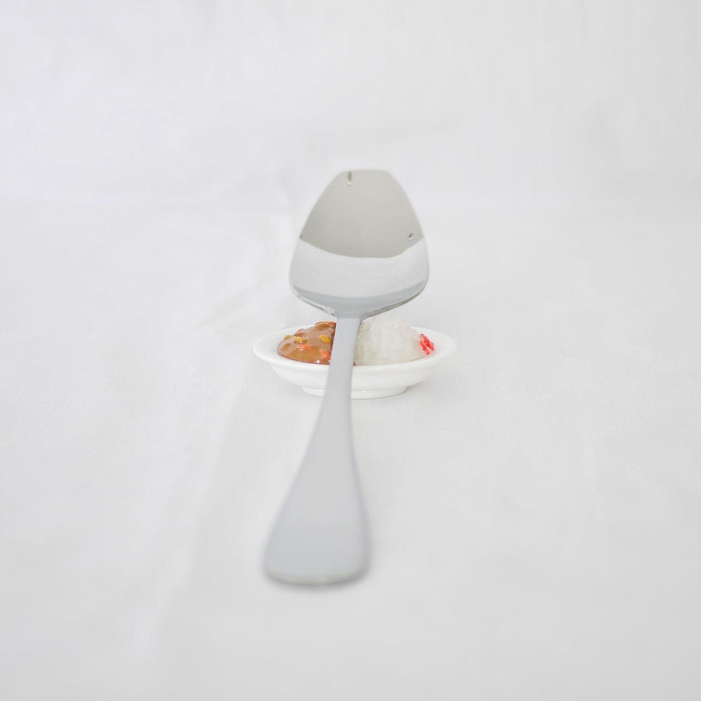 Spoon & Miniature Spoon Rest Set - Curry